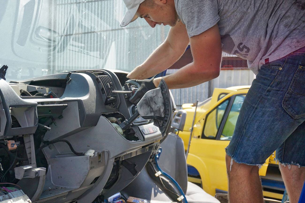 Auto kasacja w Rykach, demontaż na stanowisku